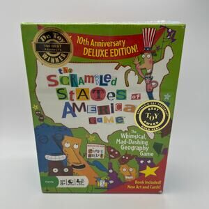 The Scrambled States of America Game 10th Anniversary Deluxe Edition New Sealed